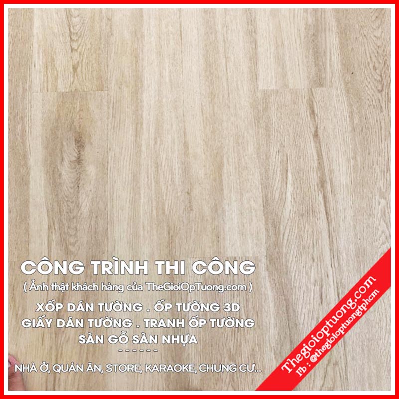 Nhận thi công sàn nhựa giả gỗ Hàn Quốc - sàn nhựa cao cấp giá rẻ