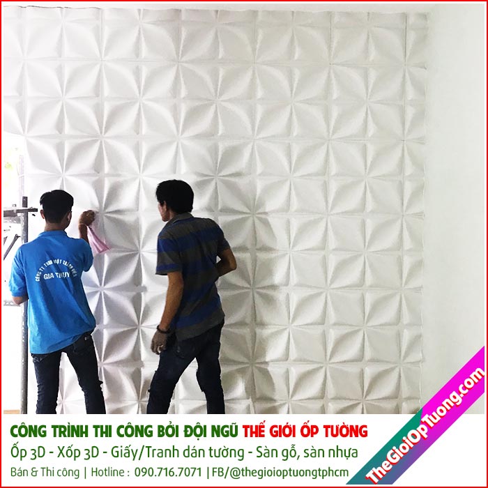 Tấm ốp tường 3d tphcm | Ốp tường nhựa đẹp hơn cả gạch ốp tường 3D