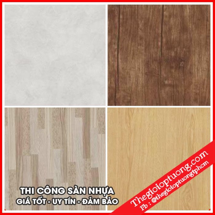 Sàn nhựa Solid Tile Hàn Quốc - Sàn nhựa vân gỗ đẹp bền