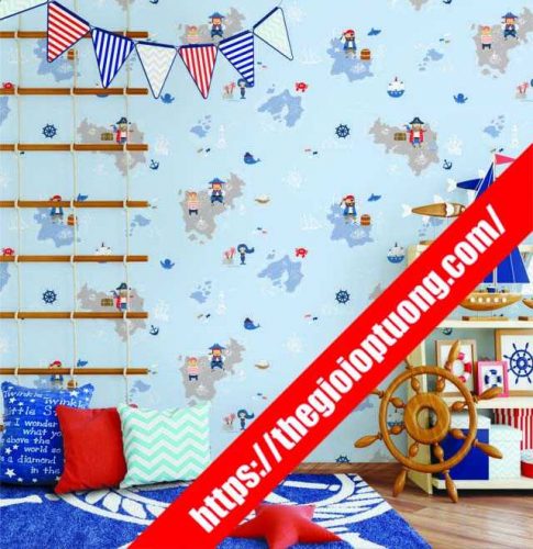 GIẤY DÁN TƯỜNG DỄ THƯƠNG CHO PHÒNG TRẺ EM Bán và thi công giấy dán tường Đà Lạt - Tấm ốp tường giả đá, Tổng kho phân phối Giấy Dán Tường 3D đẹp Hàn Quốc , Nhật Bản, châu âu
