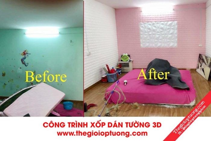 Cửa hàng giấy dán tường rẻ đẹp , xốp dán tường gạch Lâm Đồng