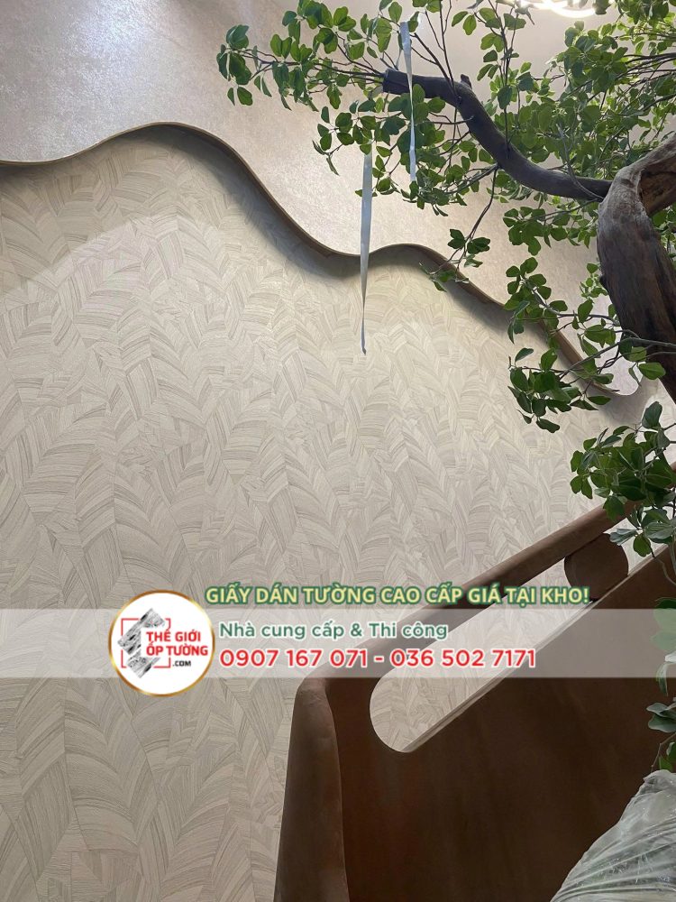 thuê đội thợ thi công giấy dán tường hcm cho nhà ở, công trình