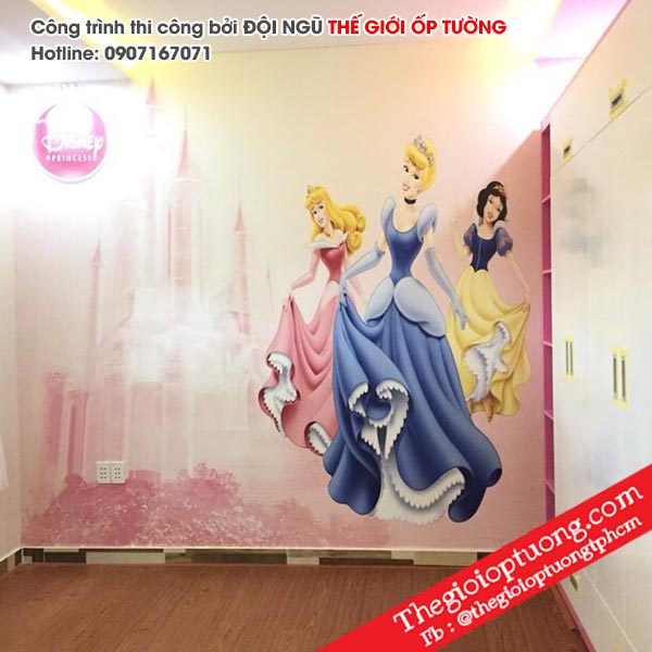 Mua tranh dán tường phòng bé gái chất lượng, rẻ đẹp tại Thế giới ốp tường tphcm