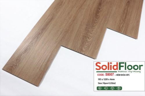 Sàn Nhựa Hèm Khóa Solid Floor S8007