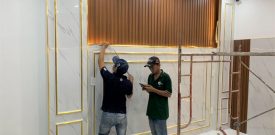 Địa chỉ thi công tấm nhựa ốp tường PVC đẹp tại TPHCM, Mỹ Tho