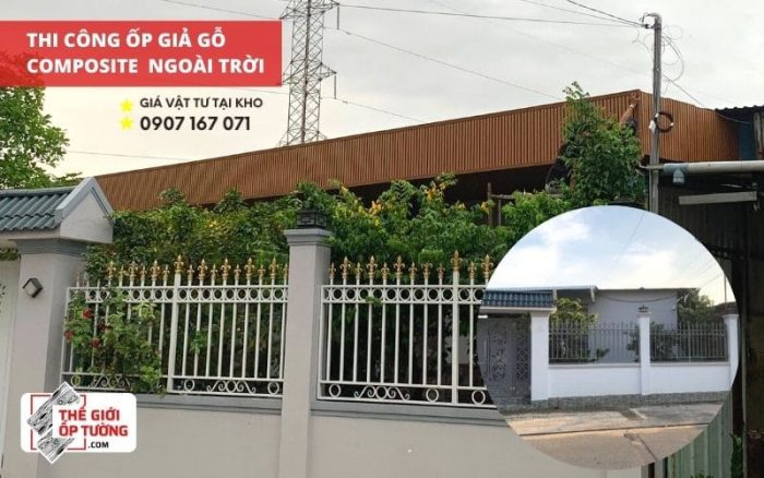 Kho thi công trần nhựa giả gỗ, gỗ nhựa ngoài trời tại Tân Thới Hiệp - Quận 12