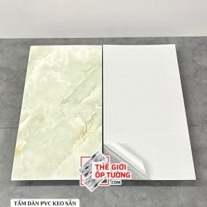 Tấm nhựa giả đá ốp tường có sẵn keo 30x60cm mẫu 044