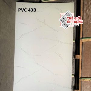 Tấm nhựa giả đá ốp tường PVC mẫu 43B