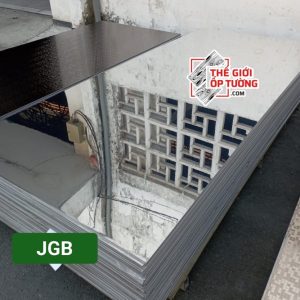 Tấm ốp tường than tre cao cấp gương bạc JGB