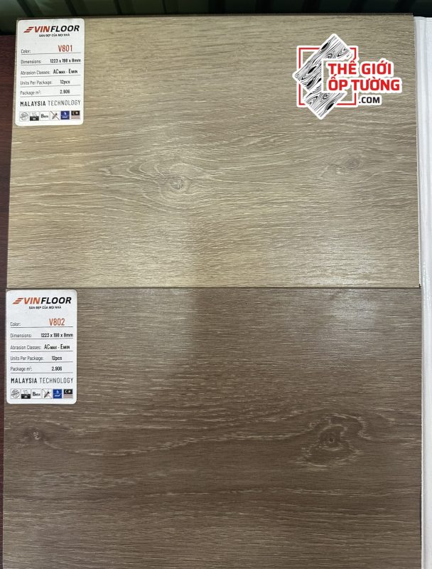 Sàn Gỗ 8mm Malaysia cao cấp VINFLOOR