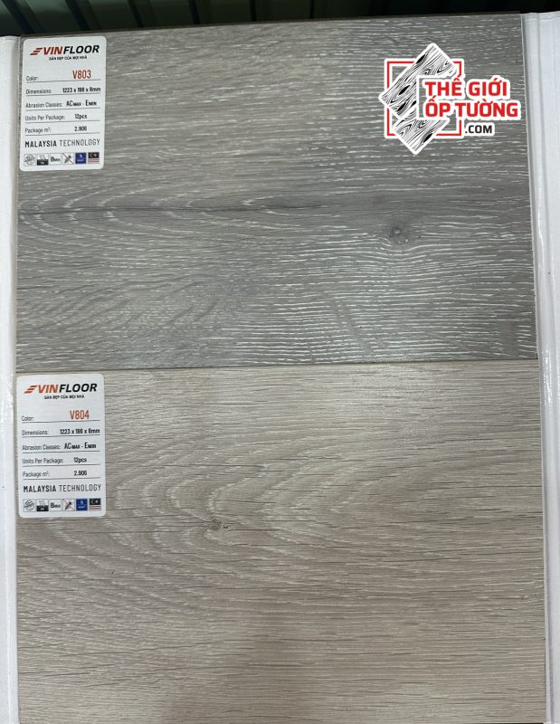 Sàn Gỗ 8mm Malaysia cao cấp VINFLOOR