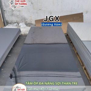 Tấm ốp tường than tre cao cấp gương bạc JGB