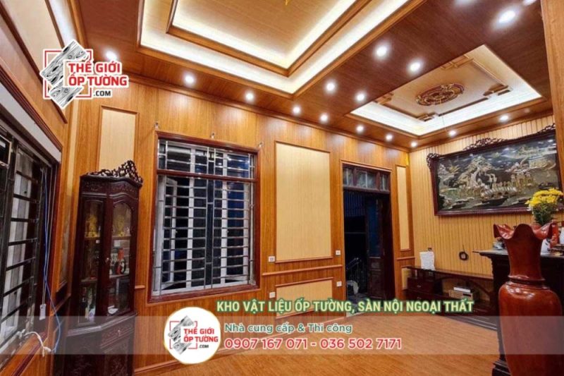 Liên hệ thi công ốp tường nhựa giả đá tại HCM, Mỹ Tho Tiền Giang