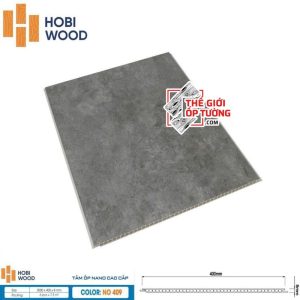 Ốp tường nano cao cấp HOBI vân đá (3000x400x8mm)