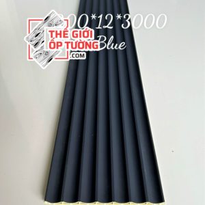 Lam sóng ốp tường bán nguyệt 200x12x3000 màu xanh than