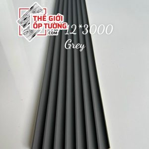 Lam sóng ốp tường bán nguyệt 200x12x3000 màu xám