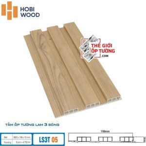 Tấm Lam Sóng Ốp Tường HOBI - Lam 3 sóng cao (bảng màu)