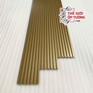 Lam Sóng Ốp Tường 6 Sóng màu gold