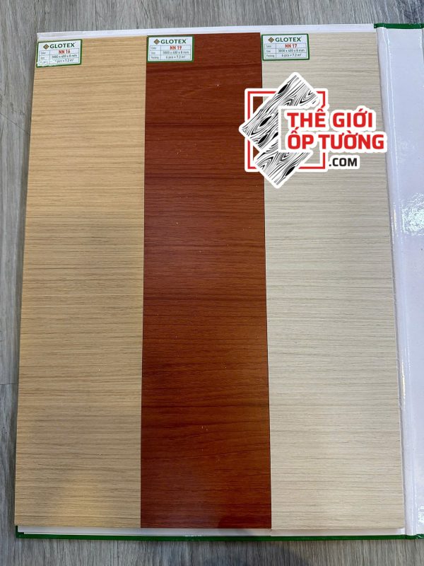 thi công tấm ốp tường nano lam sóng glotex Thế Giới Ốp Tường