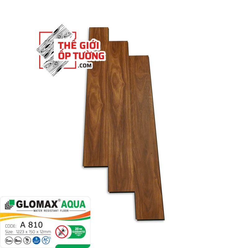 Sàn Gỗ GLOMAX AQUA 12mm A810