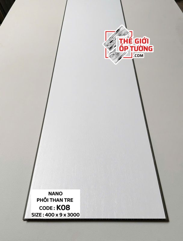 Tấm Ốp Tường Nano Phôi Than Tre 9mm K08