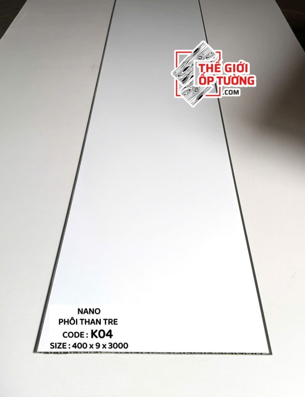 Tấm Ốp Tường Nano Phôi Than Tre 9mm K04