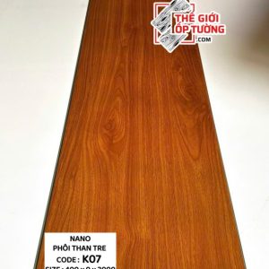 Tấm Ốp Tường Nano Phôi Than Tre 9mm K07