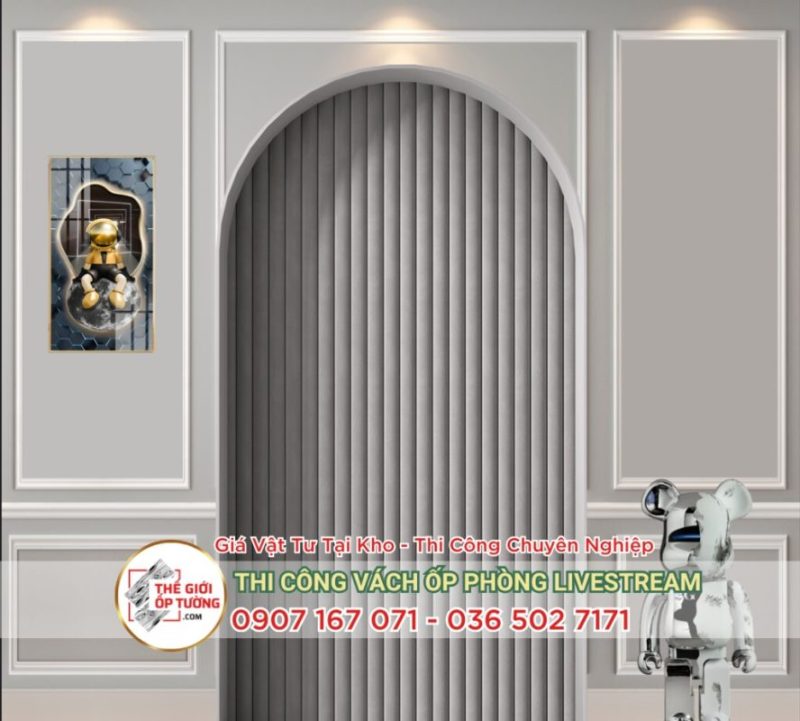 Tranh In Livestream, tranh dán tường setup phòng livestream