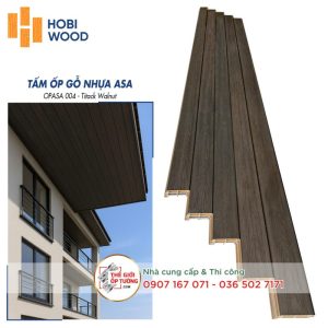 Tấm Ốp Gỗ Nhựa Ngoài Trời ASA HobiWood
