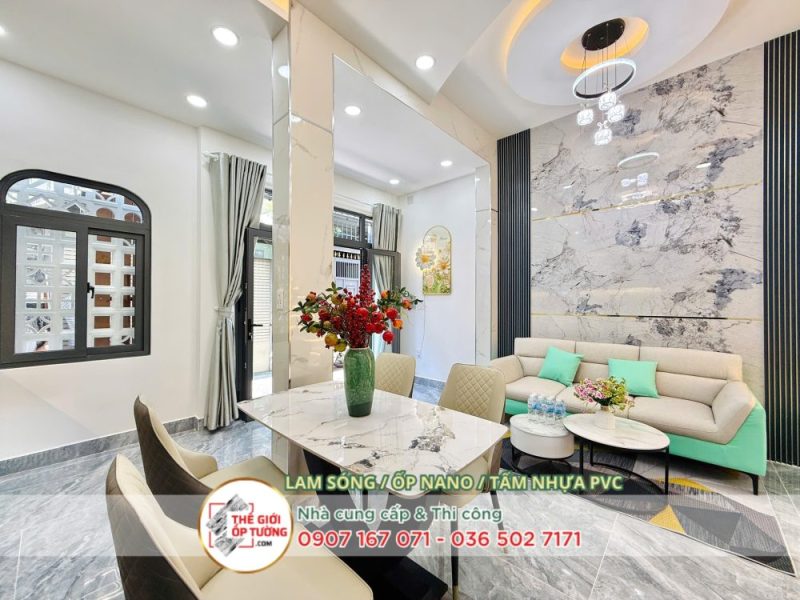 Thế Giới Ốp Tường - đơn vị thi công ốp tường TPHCM uy tín