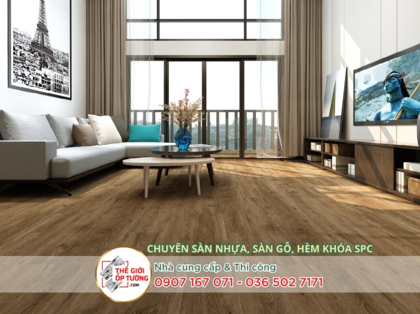 Sàn Nhựa Gỗ SPC Hèm Khóa Mikado