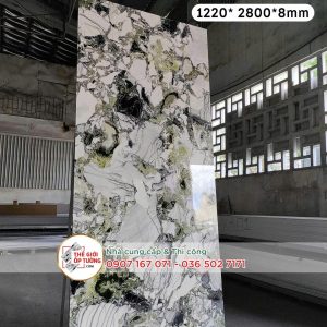Tấm ốp tường than tre vân đá cẩm thạch JD01