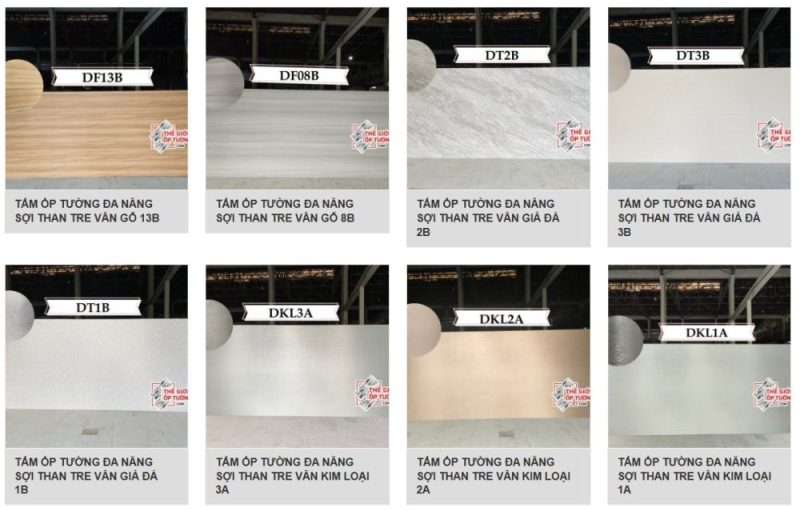 Tấm ốp tường đa năng sợi than tre