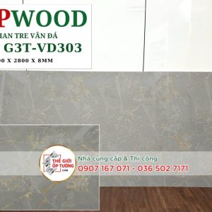 Tấm ốp tường than tre GPWood 8mm VD303