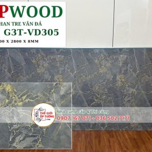 Tấm ốp tường than tre GPWood 8mm VD305