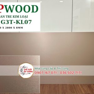 Tấm ốp tường than tre GPWood 8mm KL07