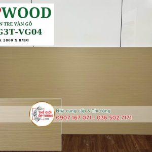 Tấm ốp tường than tre GPWood 8mm VG04