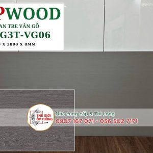 Tấm ốp tường than tre GPWood 8mm VG06