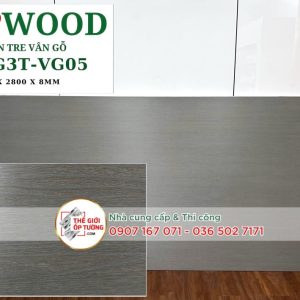 Tấm ốp tường than tre GPWood 8mm VG05