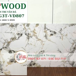 Tấm ốp tường than tre GPWood 8mm VD807