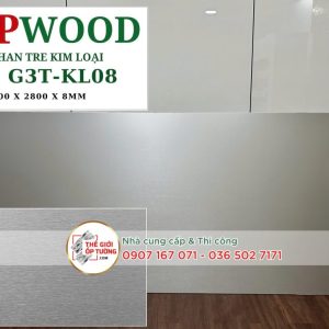 Tấm ốp tường than tre GPWood 8mm KL08