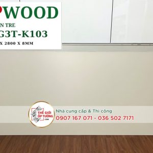 Tấm ốp tường than tre GPWood 8mm K103