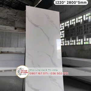 Tấm ốp tường than tre vân đá cẩm thạch DV2D