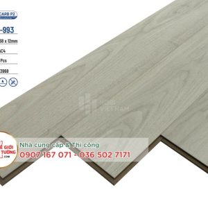 Sàn Gỗ Hobi Wood 12mm CARB P2 đạt chuẩn phát thải Mỹ 993