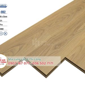 Sàn Gỗ Hobi Wood 12mm CARB P2 đạt chuẩn phát thải Mỹ 992