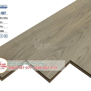 Sàn Gỗ Hobi Wood 12mm CARB P2 đạt chuẩn phát thải Mỹ 997