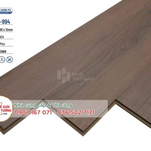Sàn Gỗ Hobi Wood 12mm CARB P2 đạt chuẩn phát thải Mỹ 994