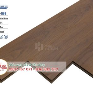 Sàn Gỗ Hobi Wood 12mm CARB P2 đạt chuẩn phát thải Mỹ 996