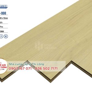 Sàn Gỗ Hobi Wood 12mm CARB P2 đạt chuẩn phát thải Mỹ 998