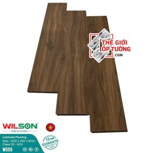 Sàn Gỗ Laminate Wilson 8mm tiêu chuẩn châu Âu 555
